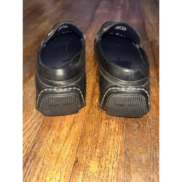 Men\'s Cole Hann Black Leather Loafers Shoes w/  Buckle - 8.5